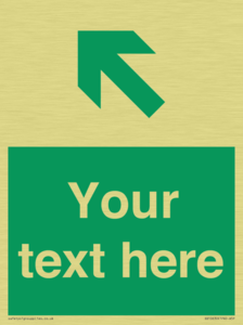 Custom Safe condition: Green Up left arrow